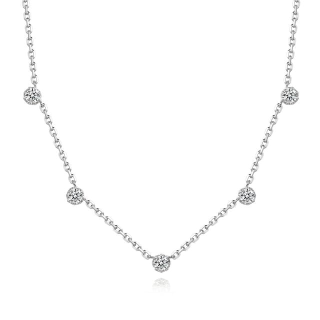 Miss Mimi 14K Pave Diamond Necklace