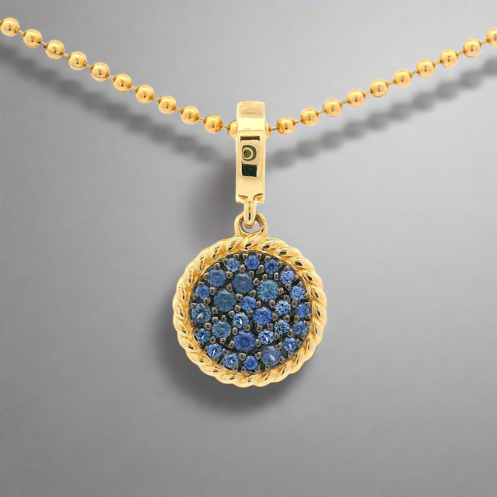 Elegant Blue Sapphire Pendant