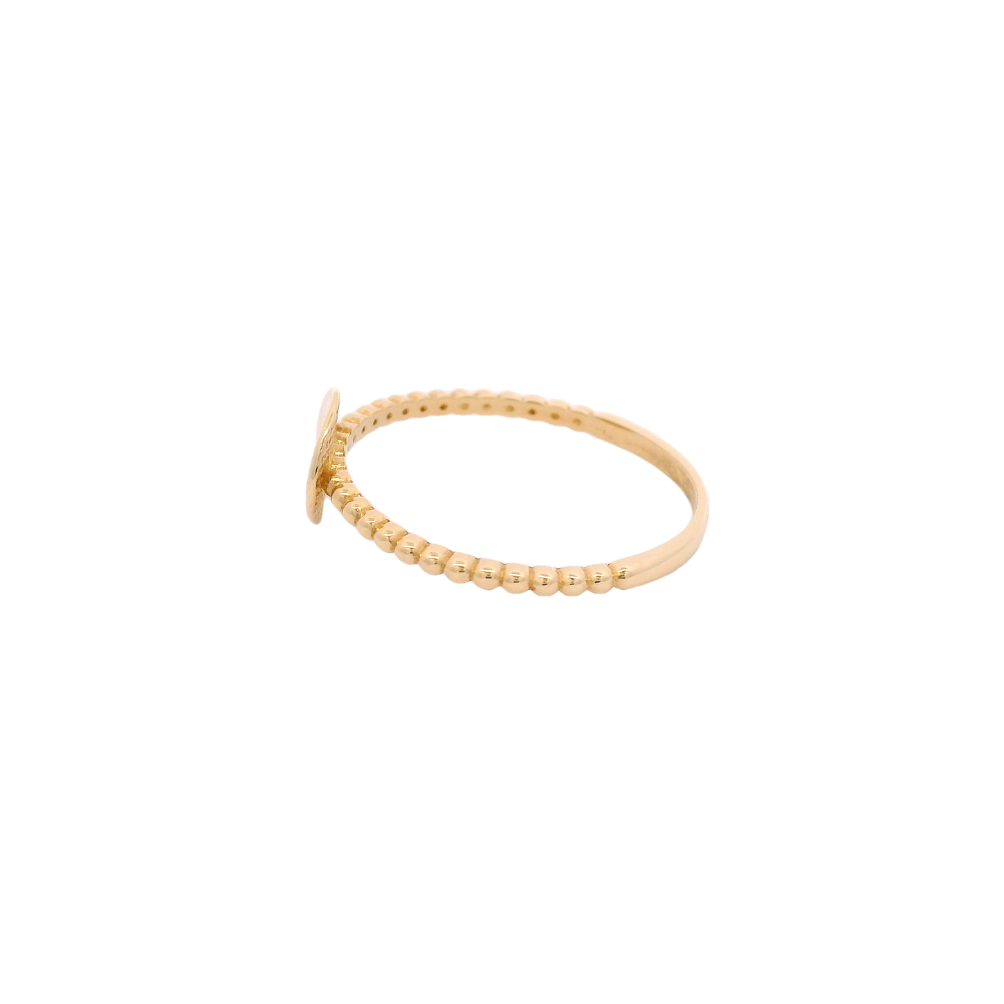 14K Gold Ring with Minimalist Design