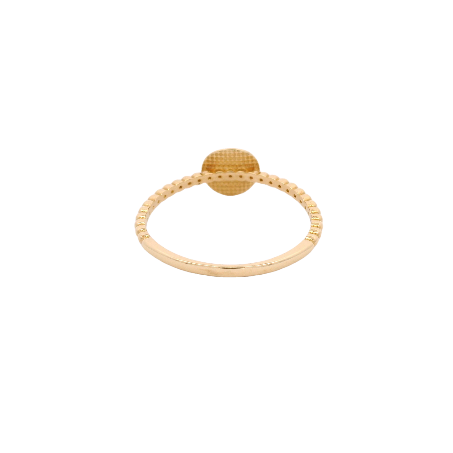 14K Gold Ring with Minimalist Design