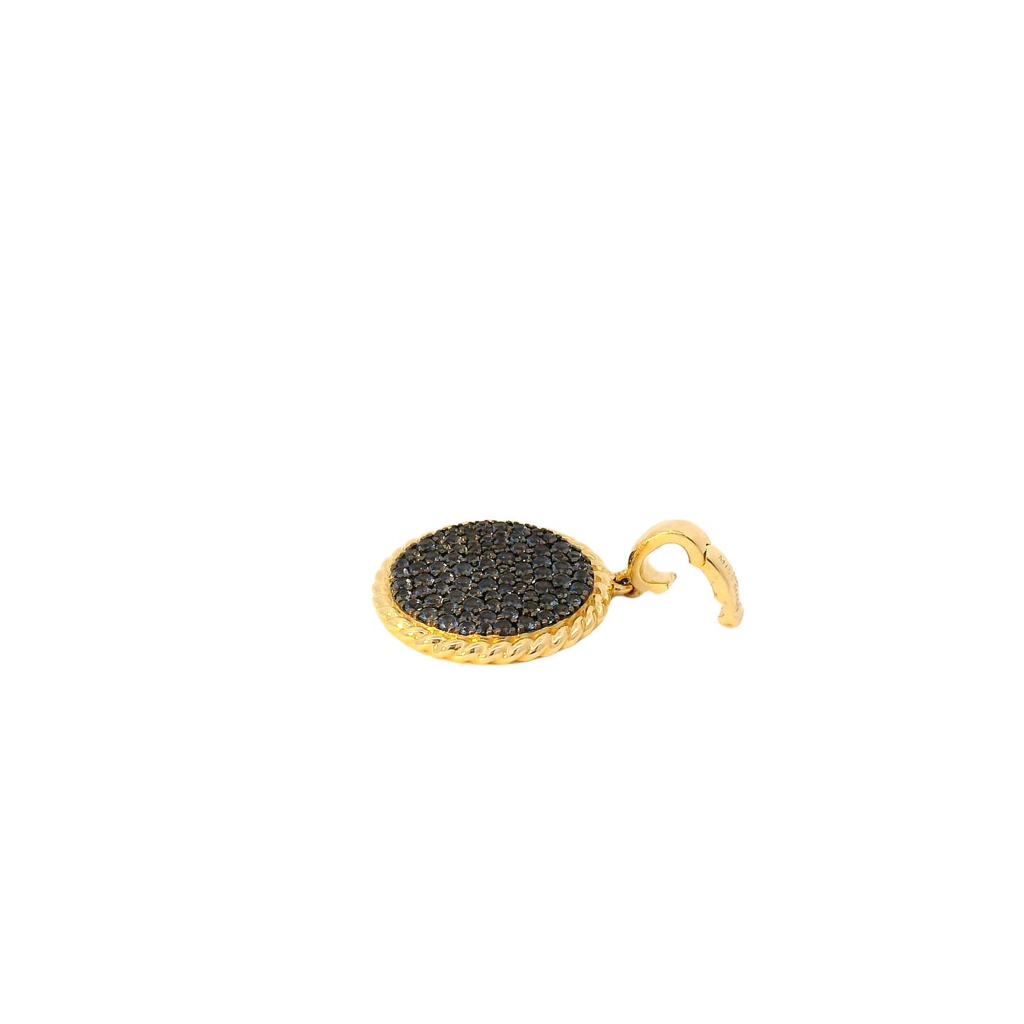 Elegant 14k Gold and Sapphire Pendant