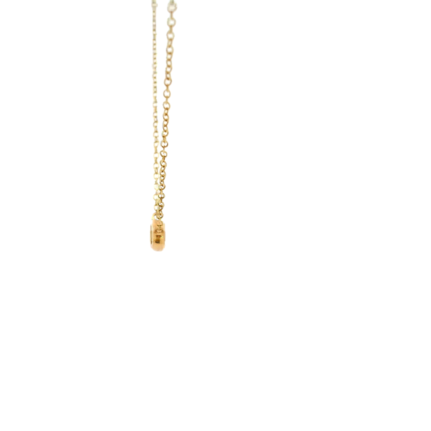 Elegant 14k Gold Teardrop Pendant Necklace