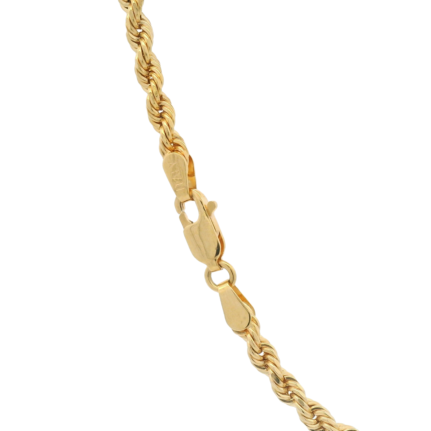 10k Yellow Gold 3mm Solid Rope Chain ($99/gram)