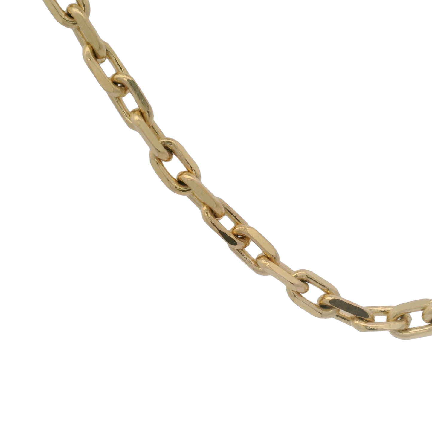10k Yellow Gold 4.5mm Solid Anchor Chain ($92/gram)