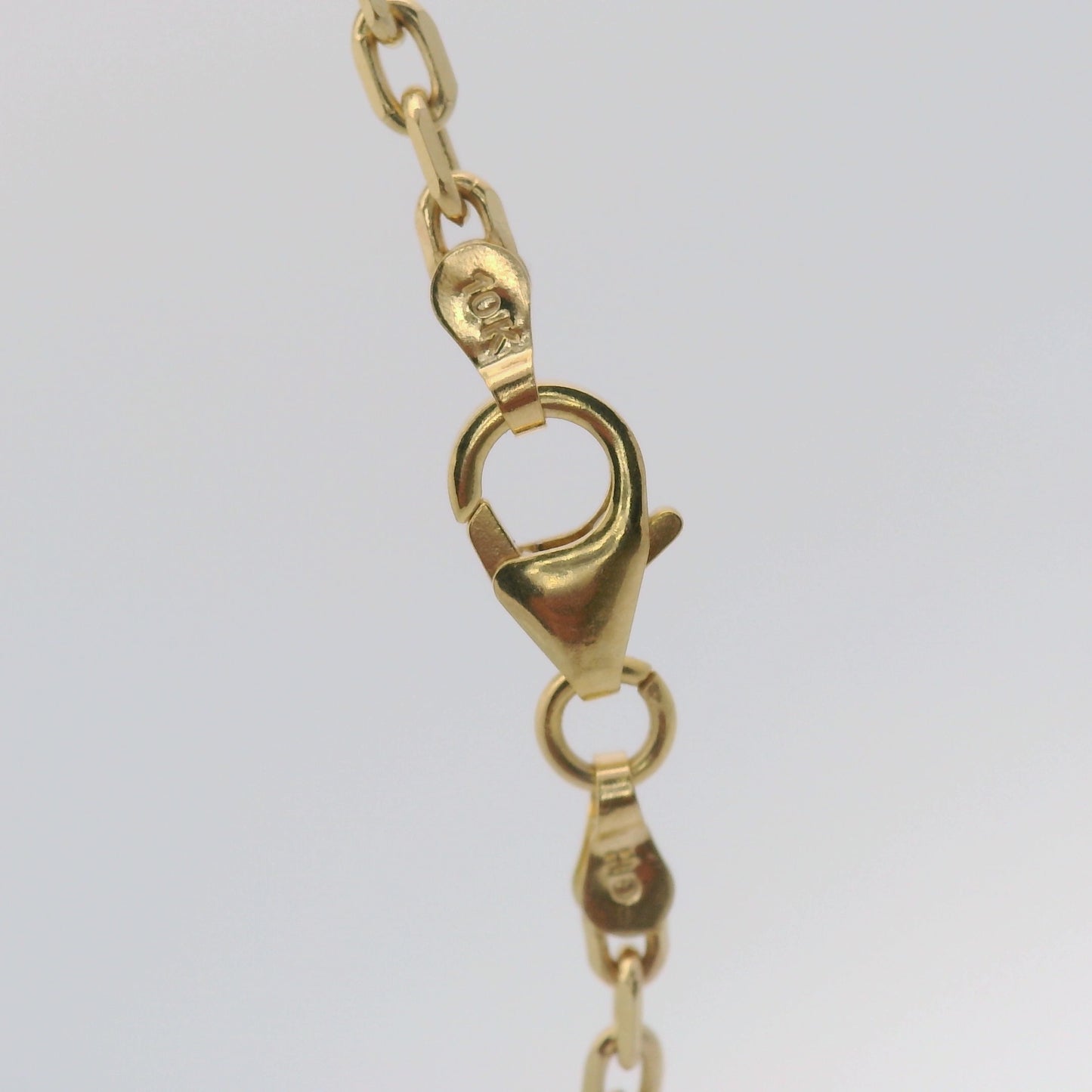 10k Yellow Gold 2.5mm Solid Anchor Chain