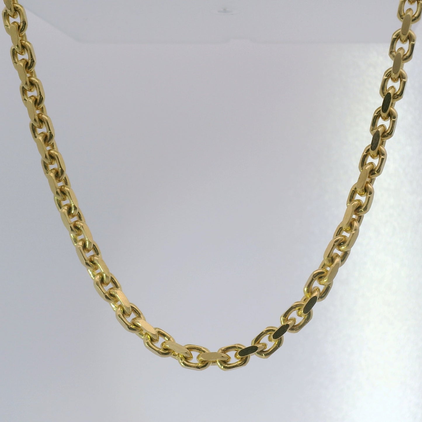 10k Yellow Gold 4mm Solid Anchor Chain ($92/gram)