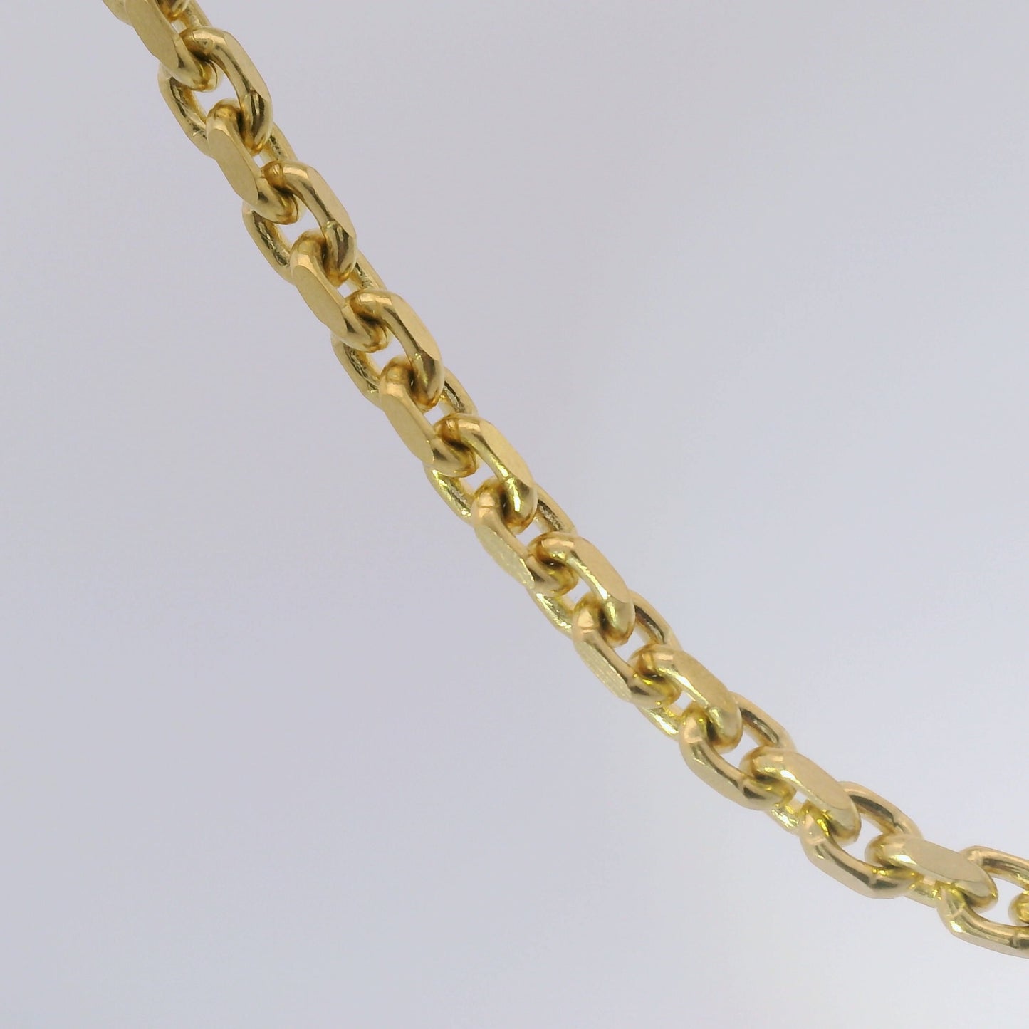 10k Yellow Gold 4mm Solid Anchor Chain ($92/gram)