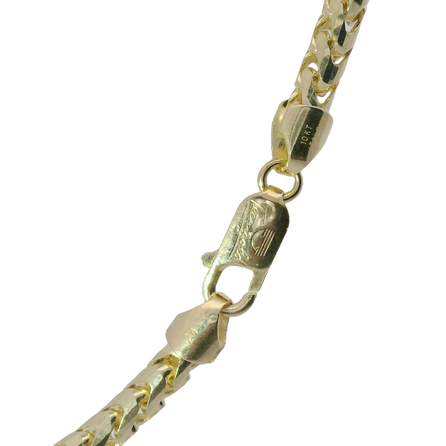 10k Yellow Gold 4mm Solid Franco Chain