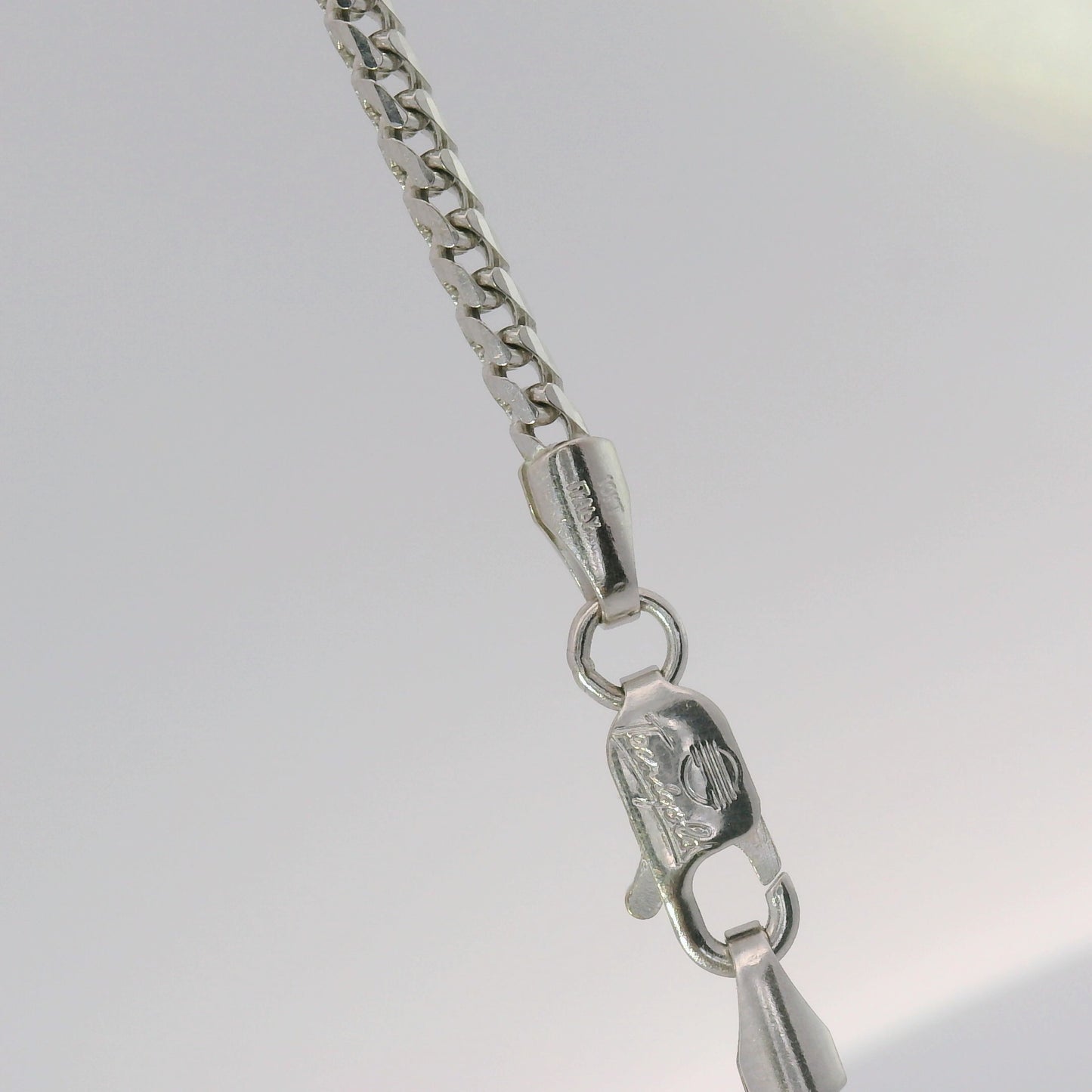 10k White Gold 2mm Solid Franco Chain