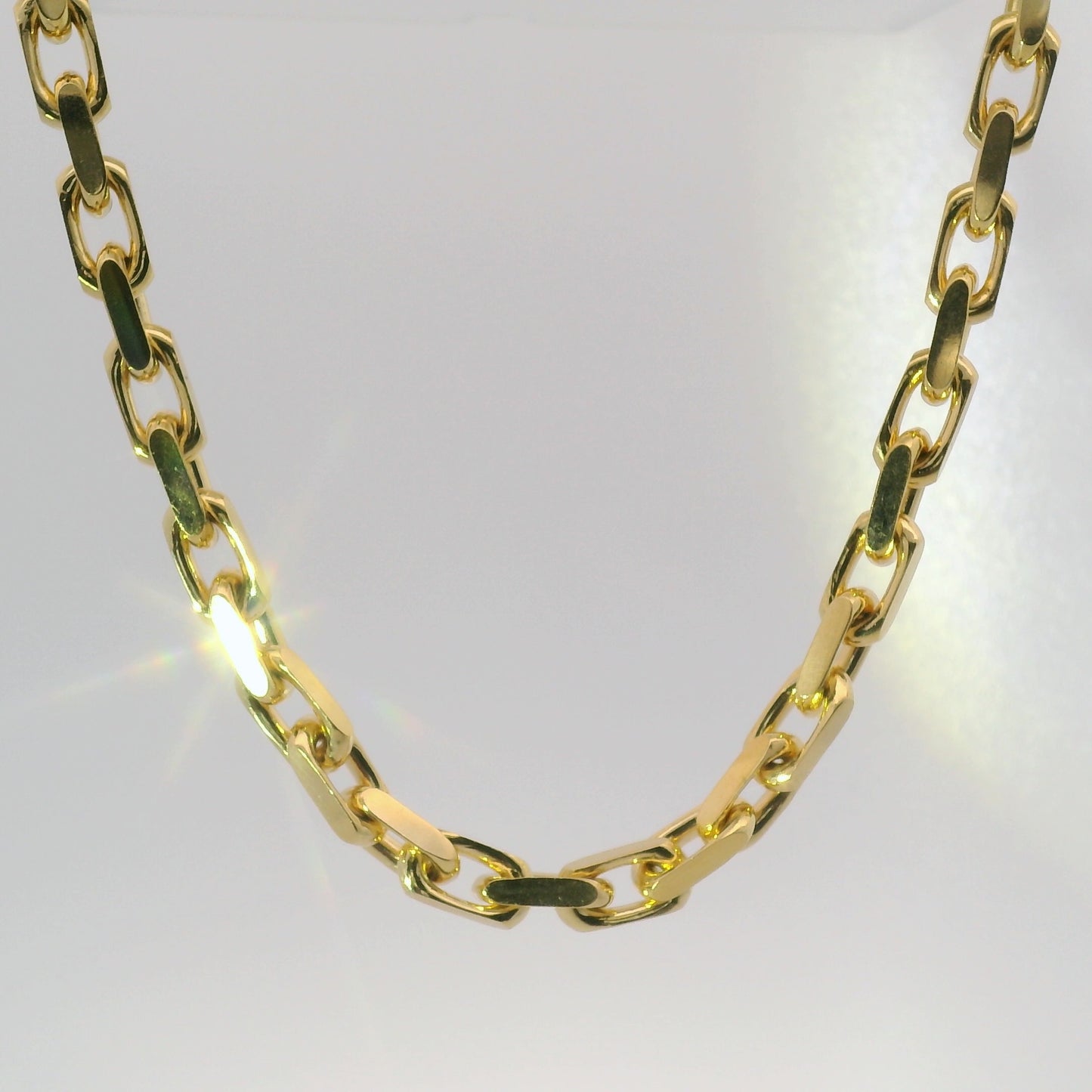 10k Yellow Gold 5mm Solid Anchor Chain ($91/gram)