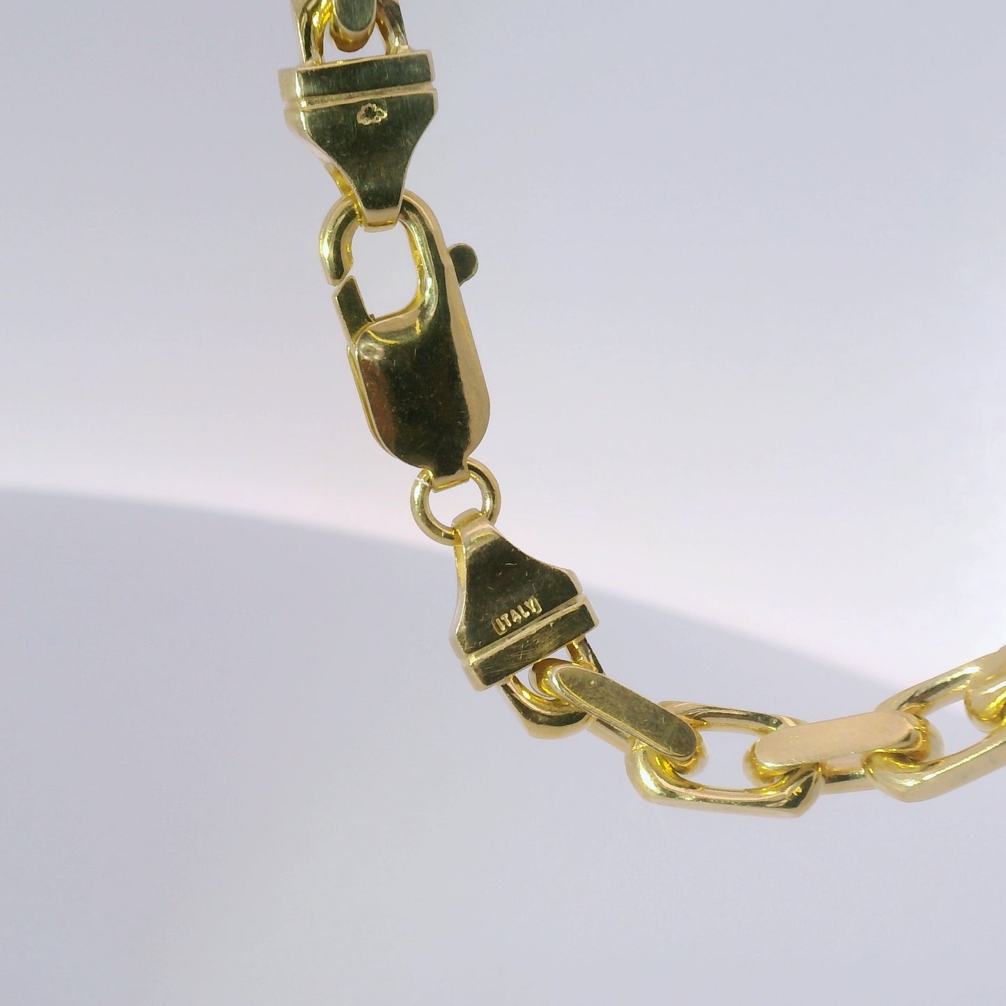 10k Yellow Gold 5mm Solid Anchor Chain ($91/gram)