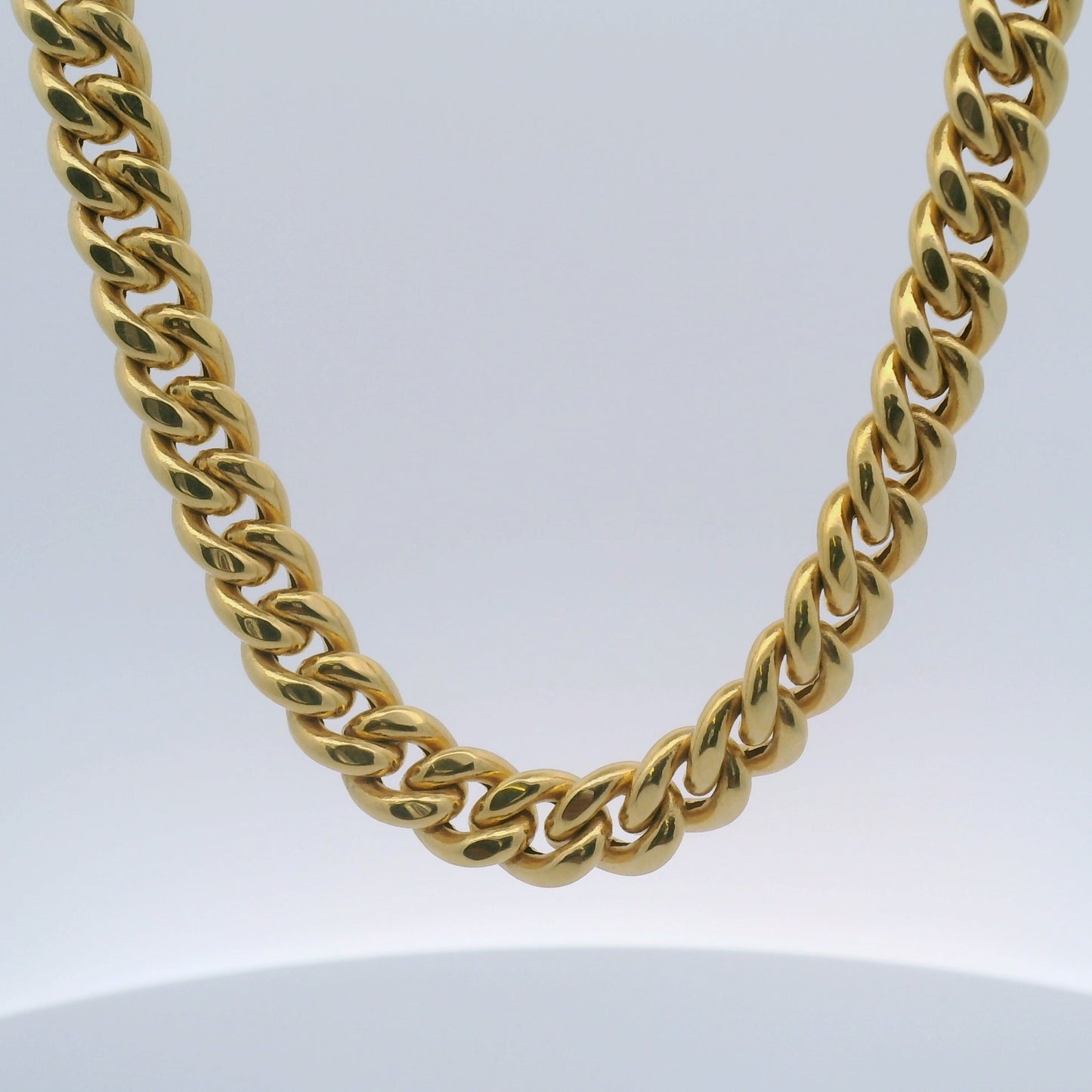 10k Yellow Gold 8.5mm Hollow Cuban Chain ($91/gram)