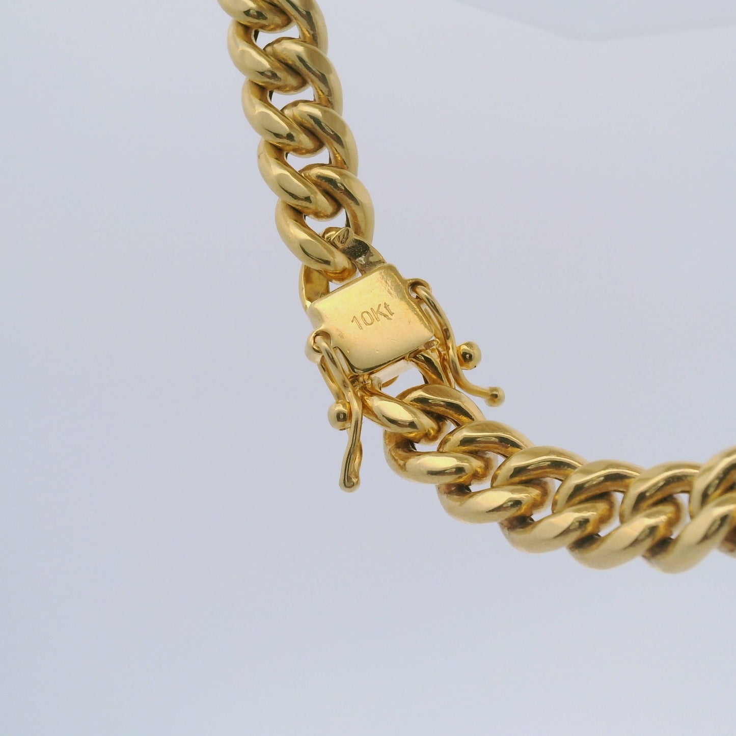 10k Yellow Gold 8.5mm Hollow Cuban Chain ($91/gram)