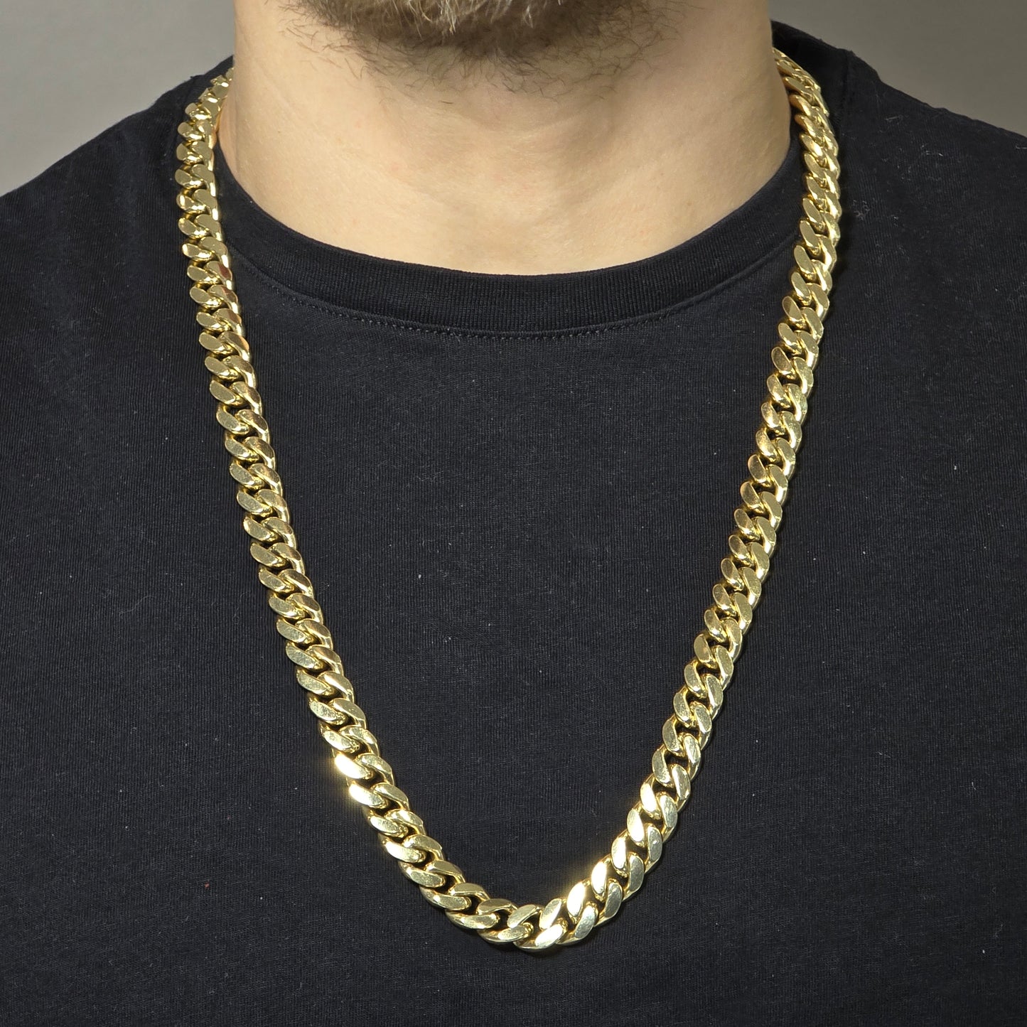 10k Rose Gold 10.5mm Cuban Chain ($90/gram)