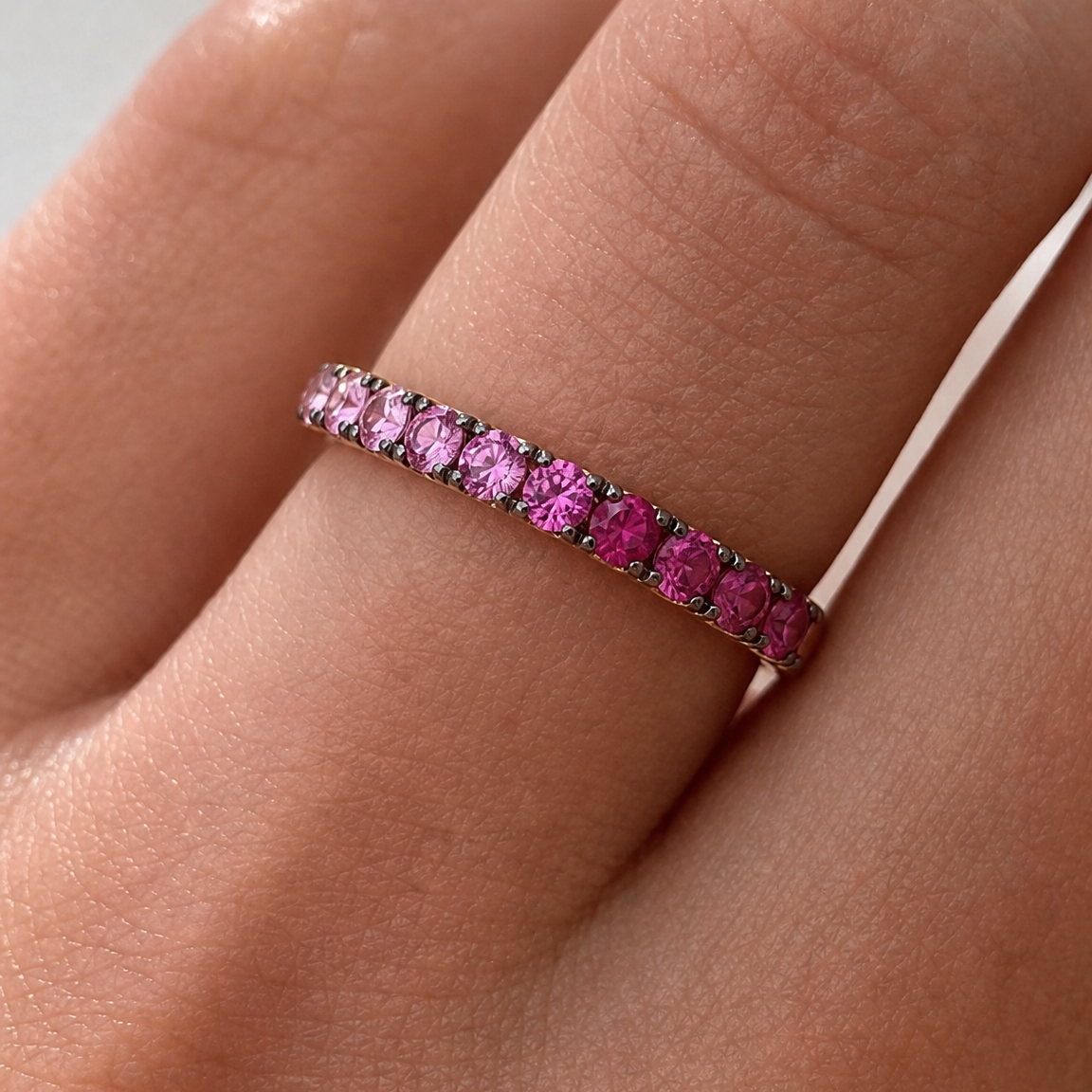 Miss Mimi 14k Pink Ombre Ring