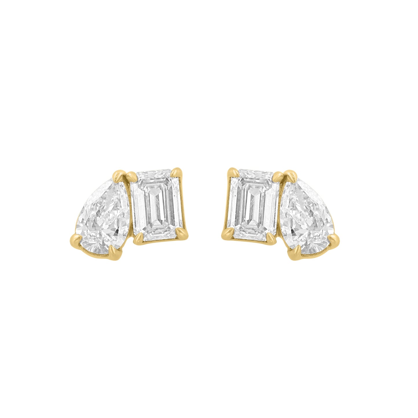 EFFY 14K YELLOW GOLD LAB GROWN DIAMOND EARRINGS (0.82 CTW)