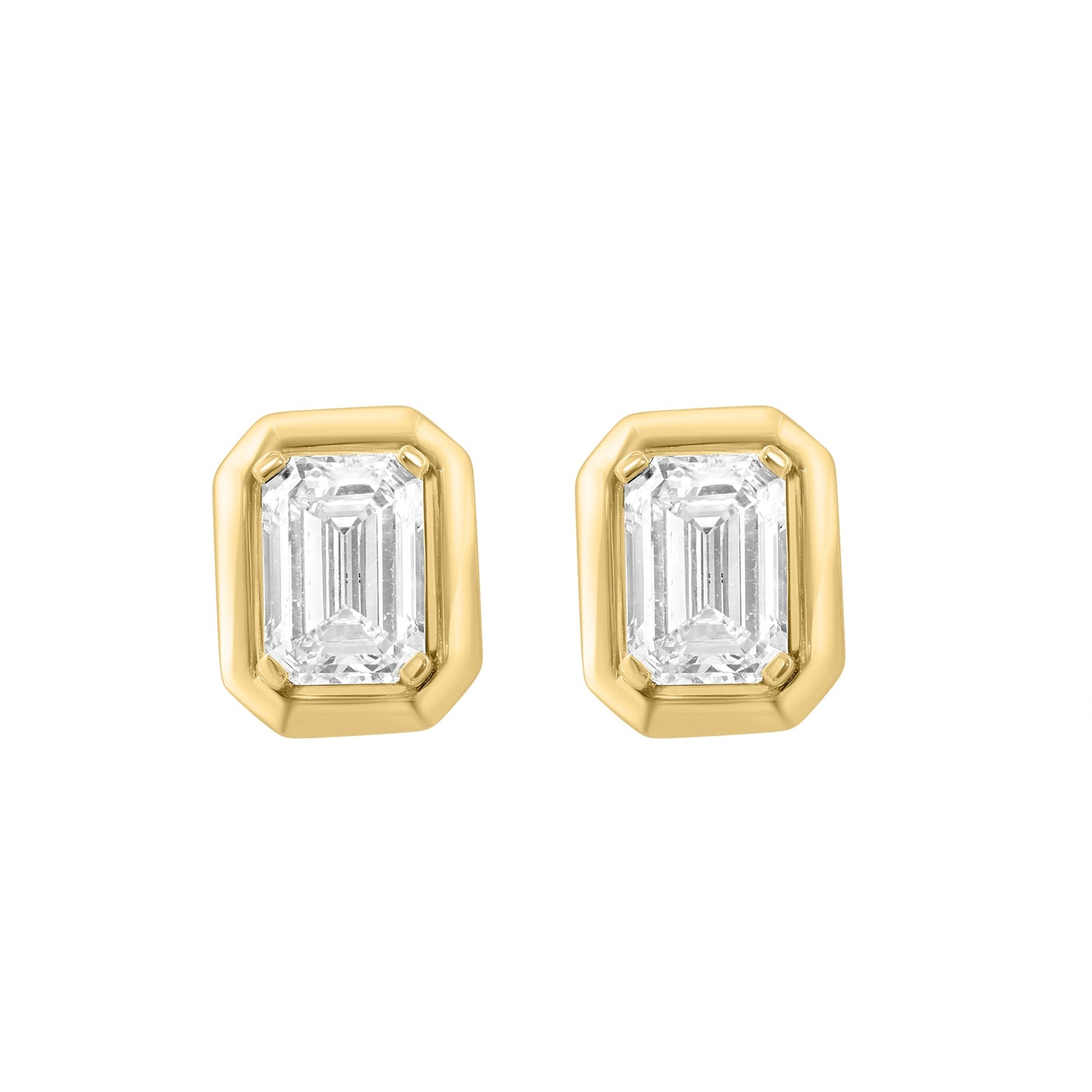 EFFY 14K YELLOW GOLD LAB GROWN DIAMOND EARRINGS (1.39 CTW)