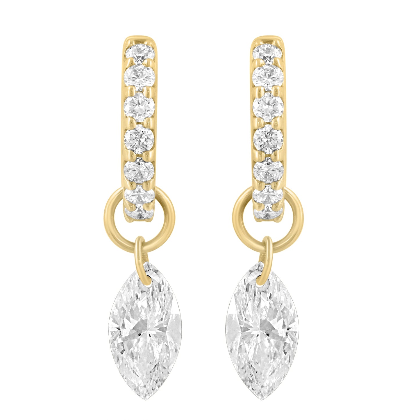 EFFY 14K YELLOW GOLD LAB GROWN DIAMOND EARRINGS (2.45 CTW)