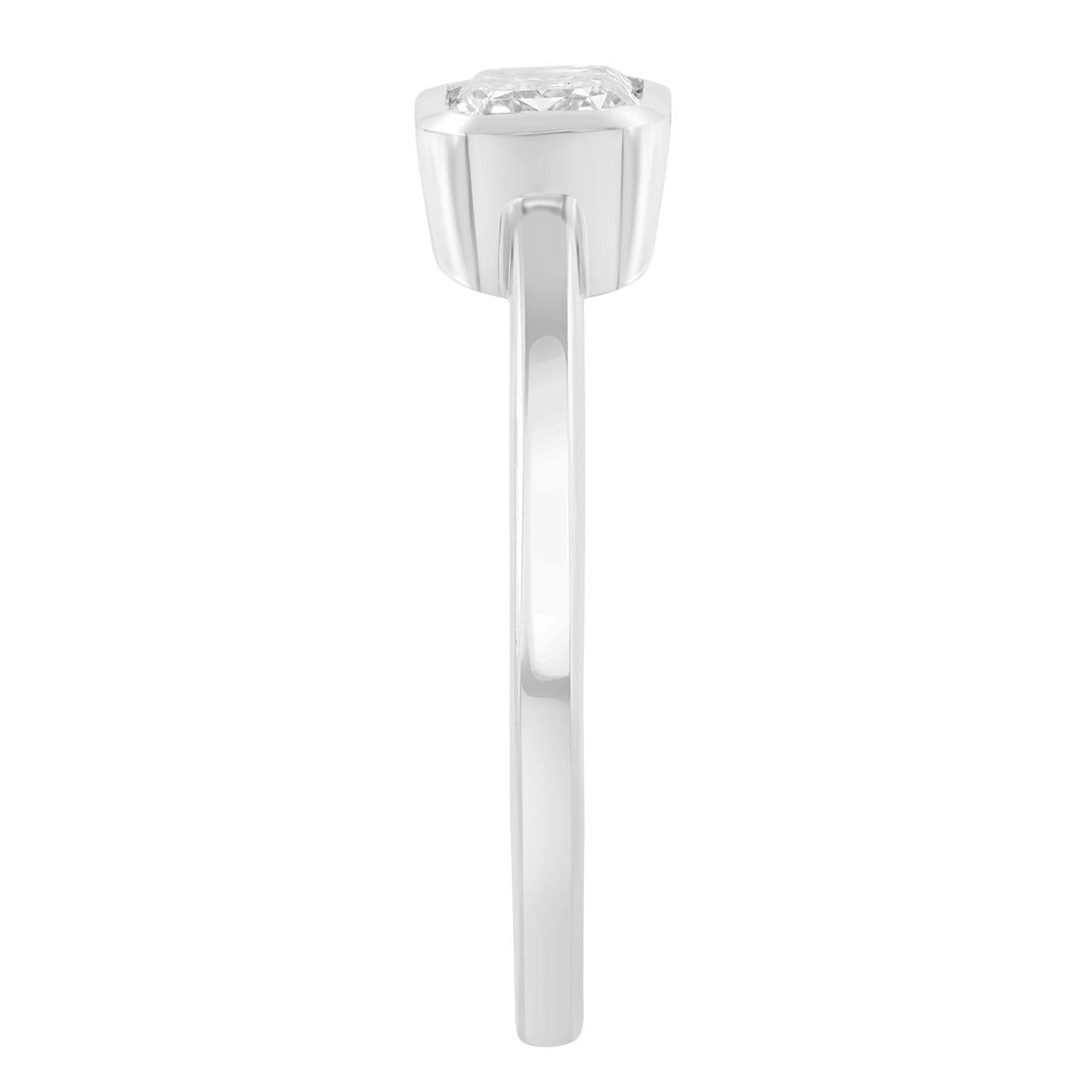 EFFY 14K WHITE GOLD LAB GROWN DIAMOND RING (0.98 CTW)