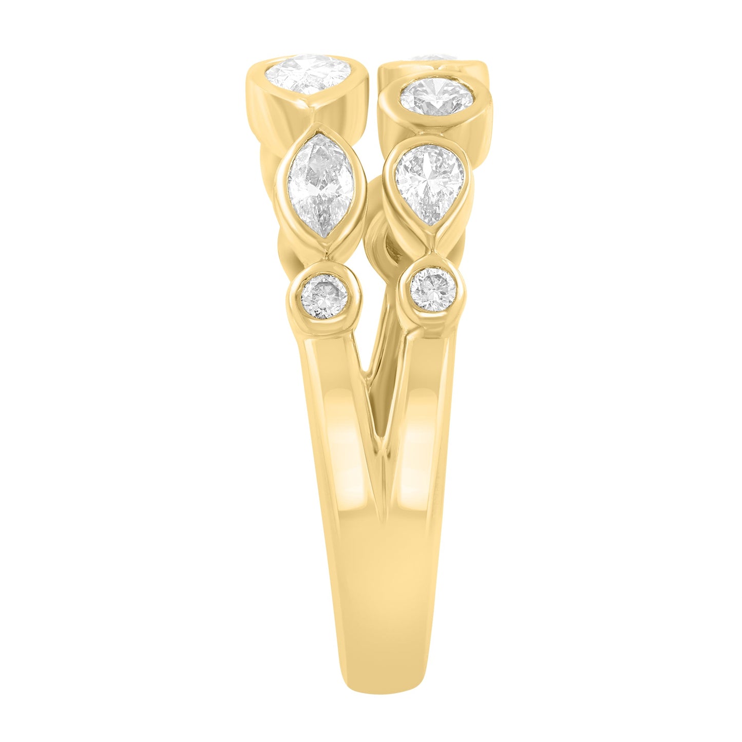 EFFY 14K YELLOW GOLD LAB GROWN DIAMOND RING (0.96 CTW)