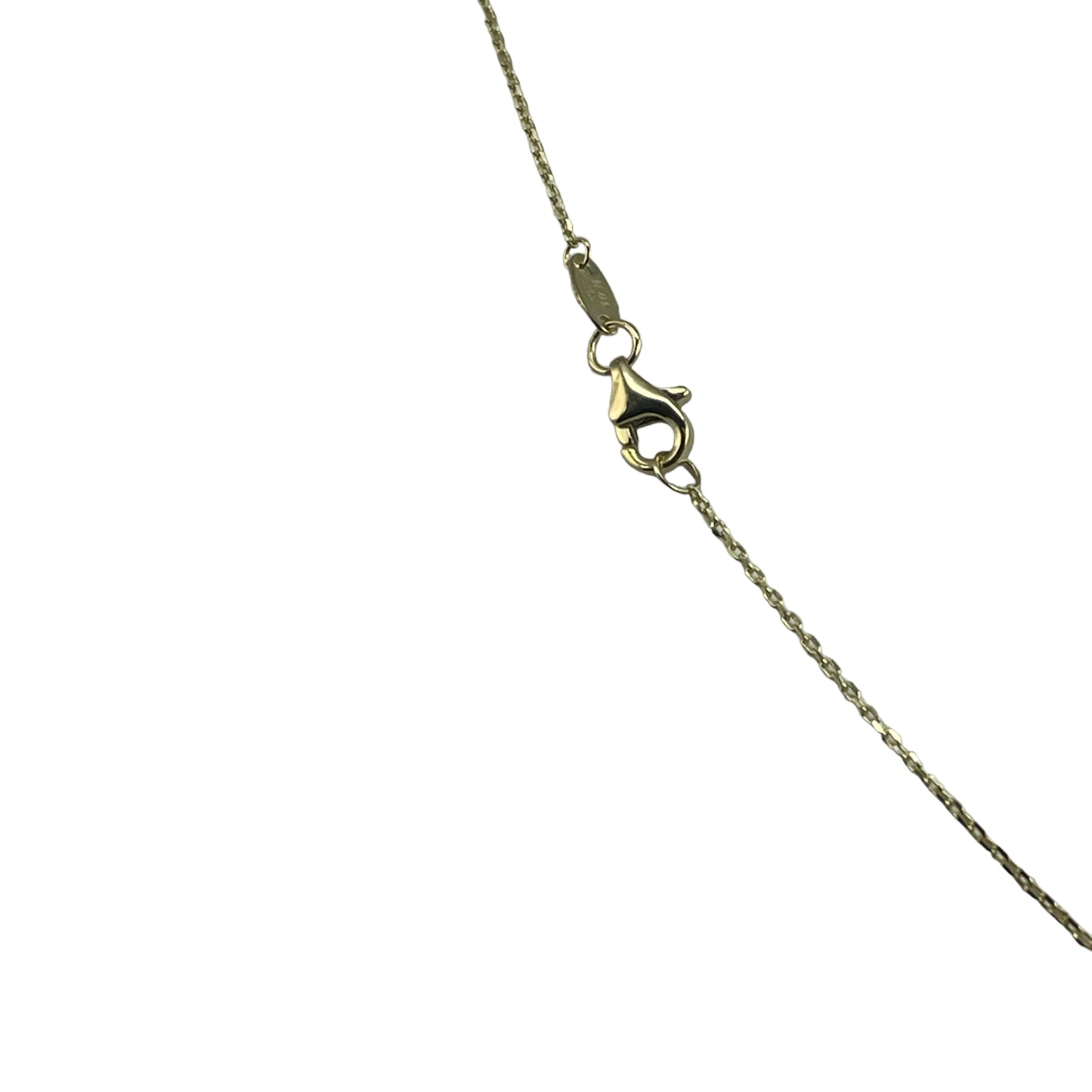 10k y/g Cross Necklace