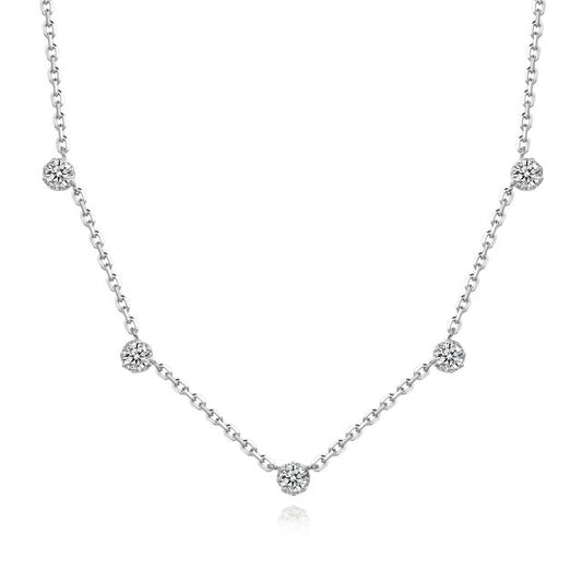 Miss Mimi 14K Pave Diamond Necklace