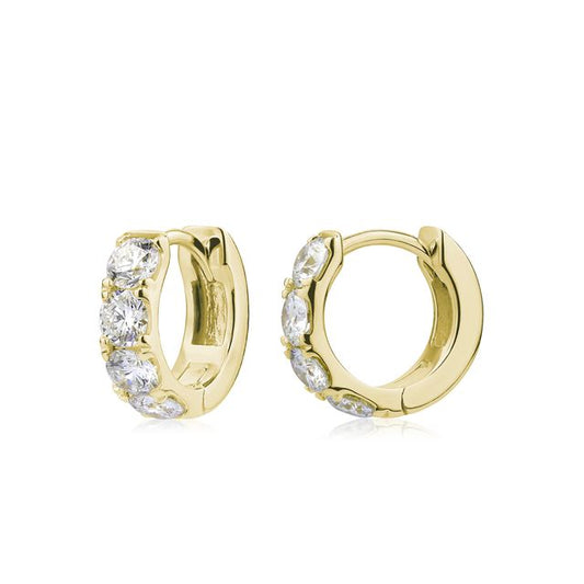 Miss Mimi 14k Diamond Earrings