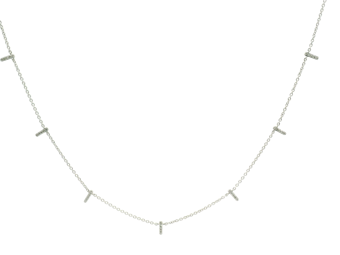 Elegant 14k Gold and Diamond Necklace with Unique Design