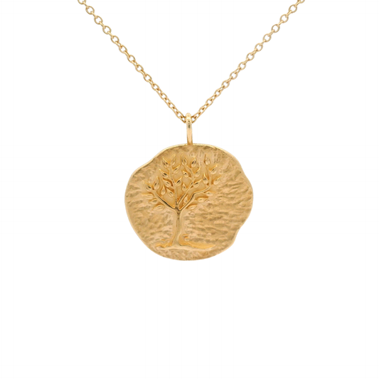 14k Tree of Life Pendant and Chain