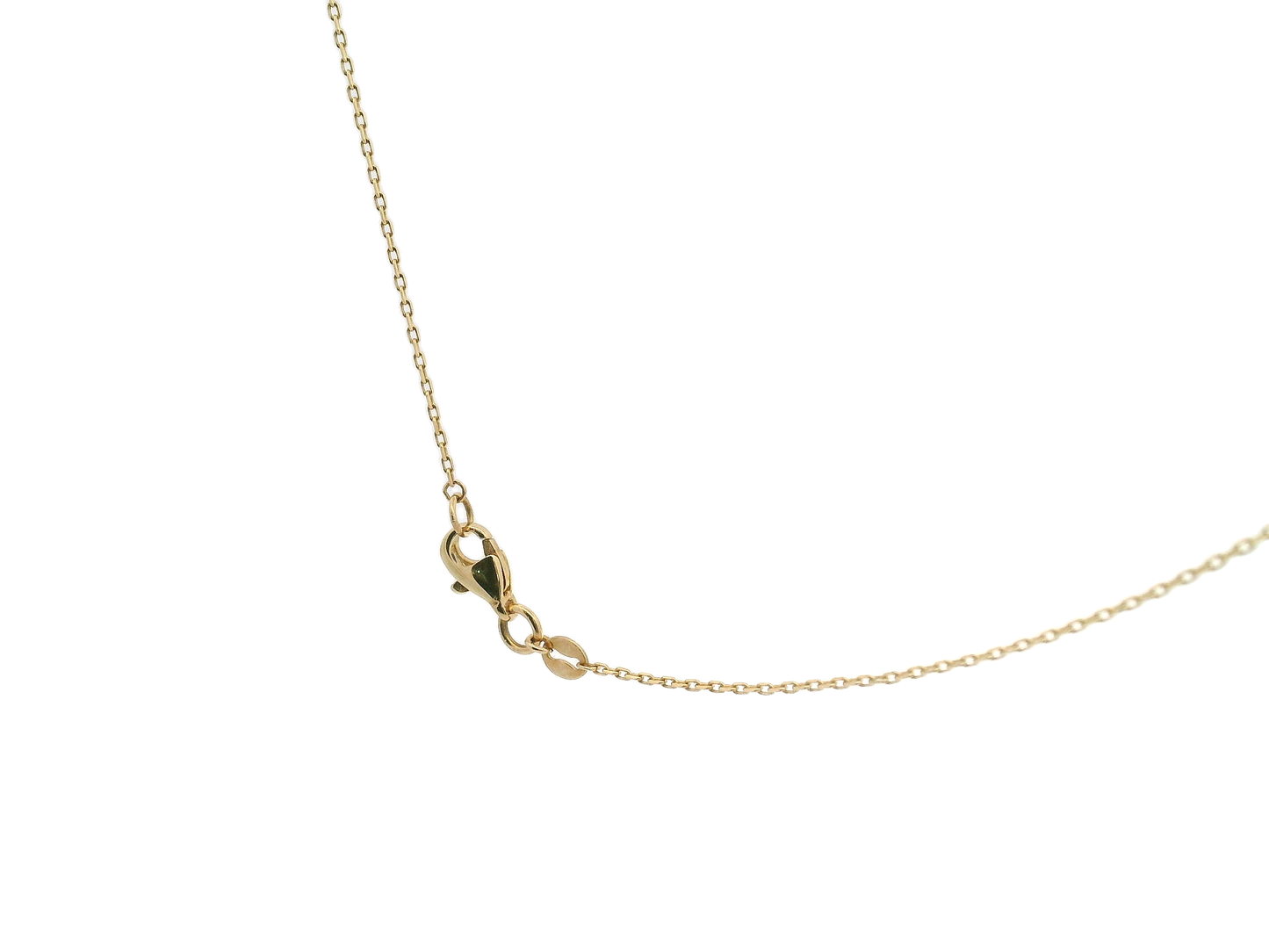 Elegant 10k Gold Pendant with Mother of Pearl