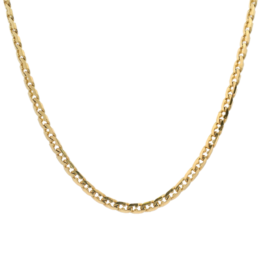 18k Solid Link Chain