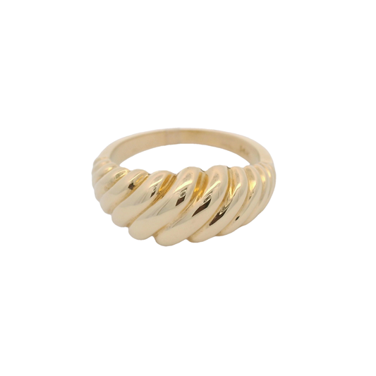 Twisting 14K Gold Ring
