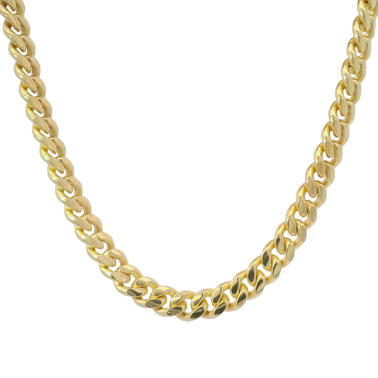 10k Yellow Gold 3mm Cuban Chain