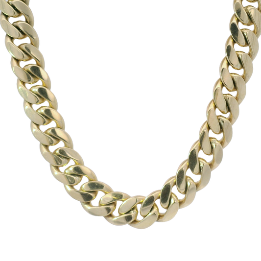 10k Rose Gold 10.5mm Cuban Chain ($95/gram)