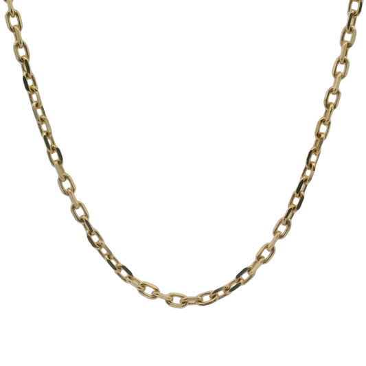 10k Yellow Gold 2.5mm Solid Anchor Chain