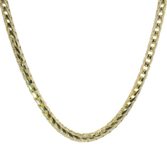 10k Yellow Gold 4mm Solid Franco Chain (92/gram)