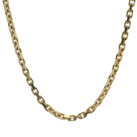10k Yellow Gold 3mm Solid Anchor Chain ($92/gram)