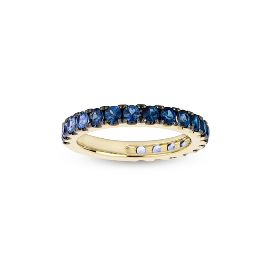 Miss Mimi 14k Blue Sapphire Eternity Ring