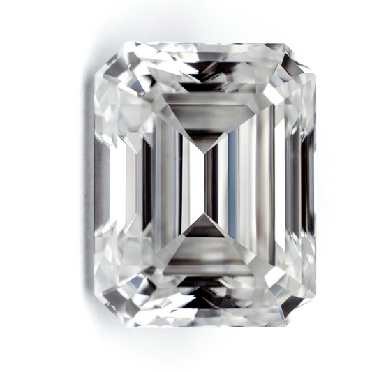 2.71 Ct VSI E Colour Excellent Emerald Cut Lab Diamond