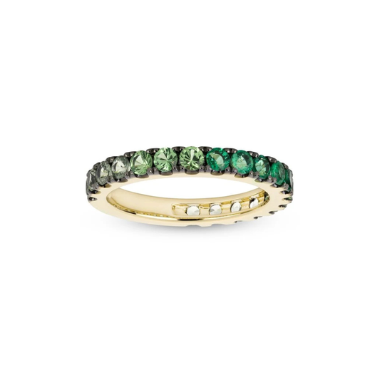 Miss Mimi 14k Green Eternity Ring