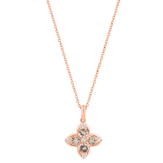 EFFY 14K ROSE GOLD DIAMOND (0.07 CTW) MORGANITE PENDANT                                                                                                                                                            EFFY 14K ROSE GOLD DIAMOND,MORGANITE PENDANT