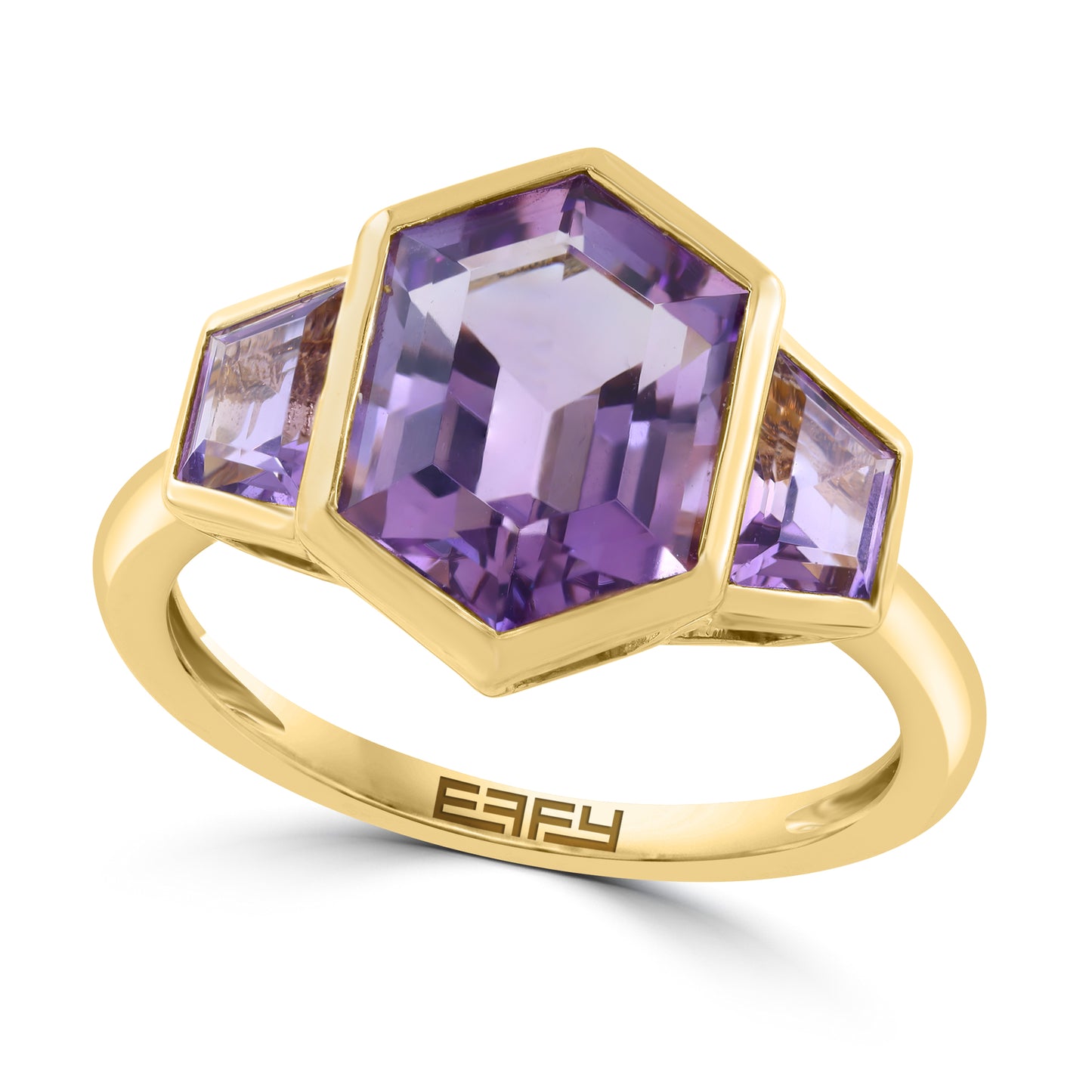 EFFY 14K ROSE GOLD, AMETHYST,PINK AMETHYST RING