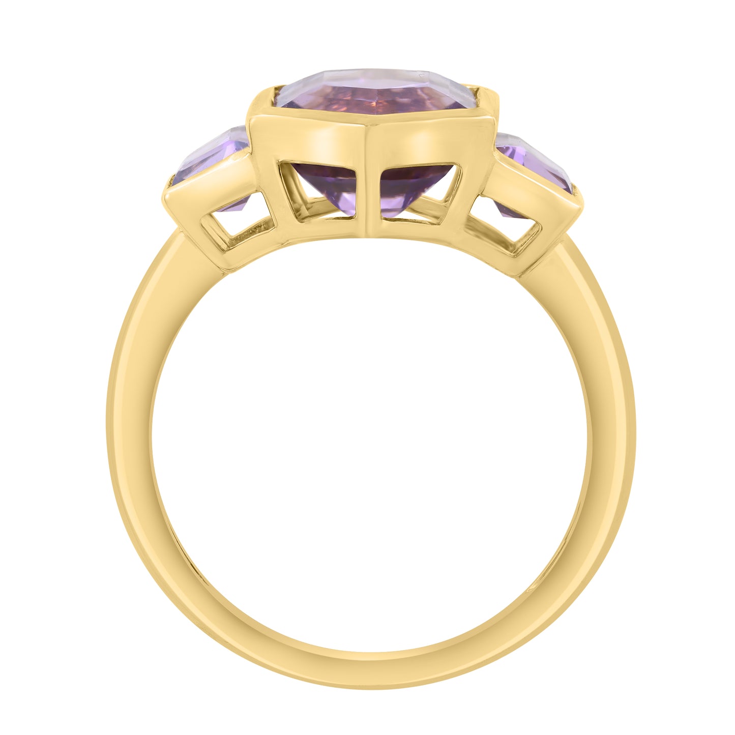 EFFY 14K ROSE GOLD, AMETHYST,PINK AMETHYST RING