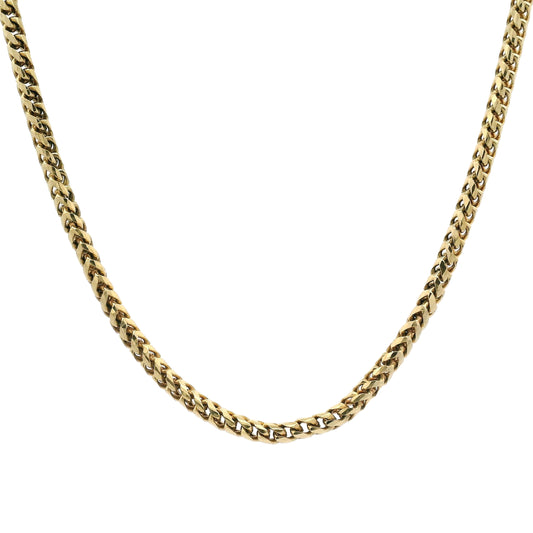 10k Gold Mini Franco Necklace