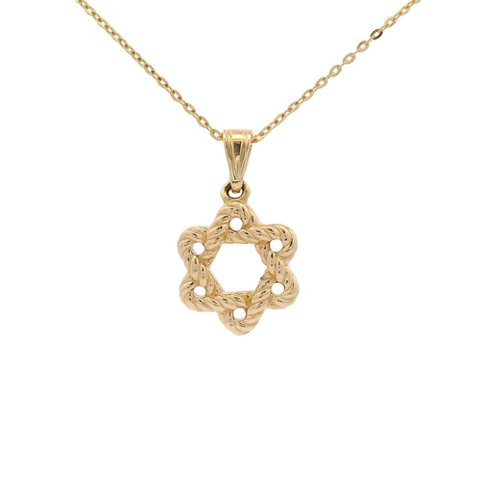 Elegant Star-Shaped Gold Pendant