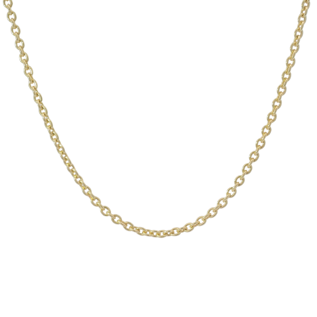 18k Rolo Cable Necklace