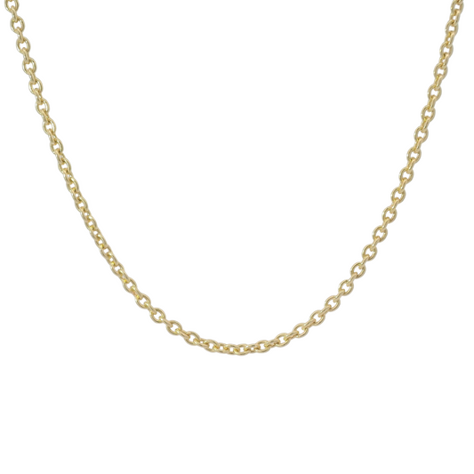 18k Rolo Cable Necklace