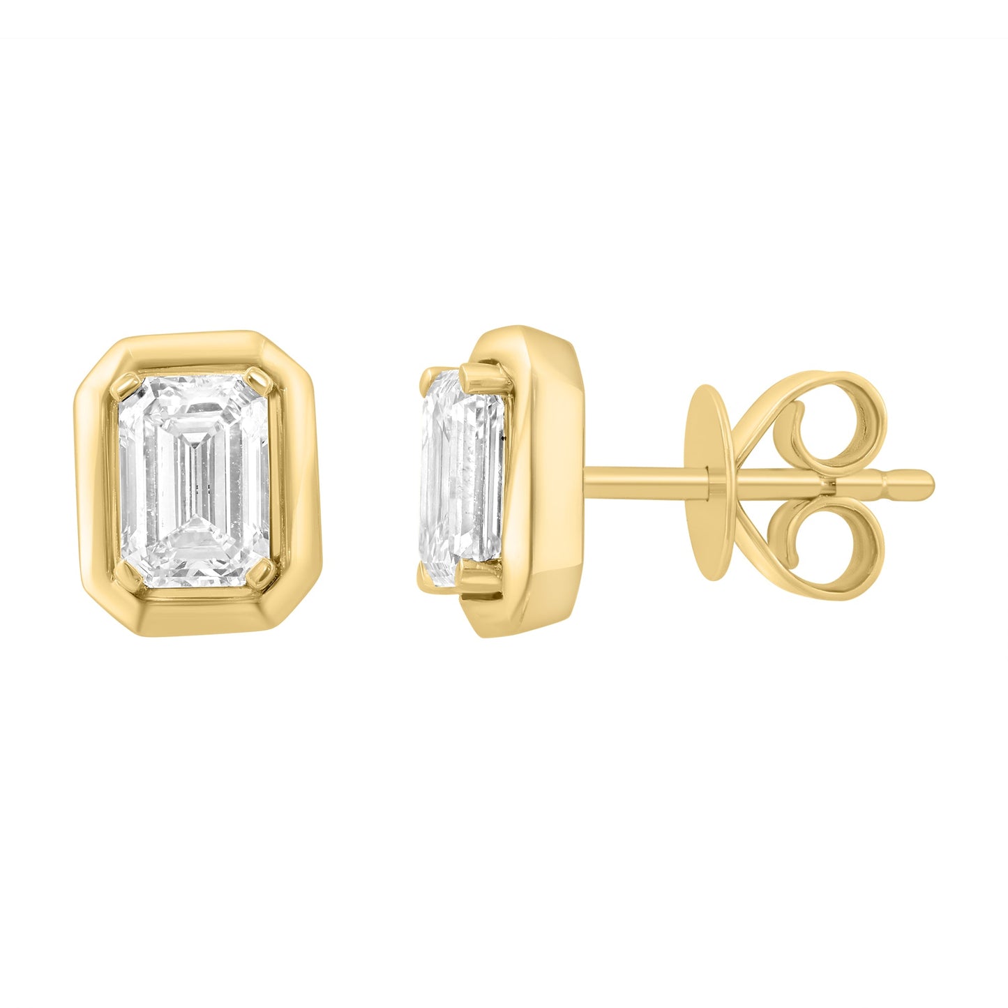 EFFY 14K YELLOW GOLD LAB GROWN DIAMOND EARRINGS (1.39 CTW)