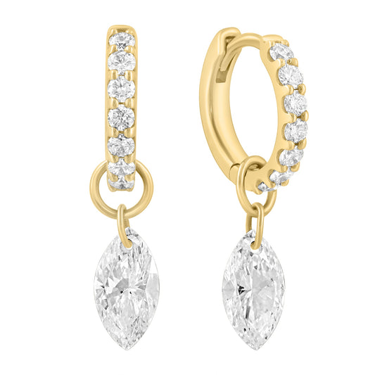 EFFY 14K YELLOW GOLD LAB GROWN DIAMOND EARRINGS (2.45 CTW)