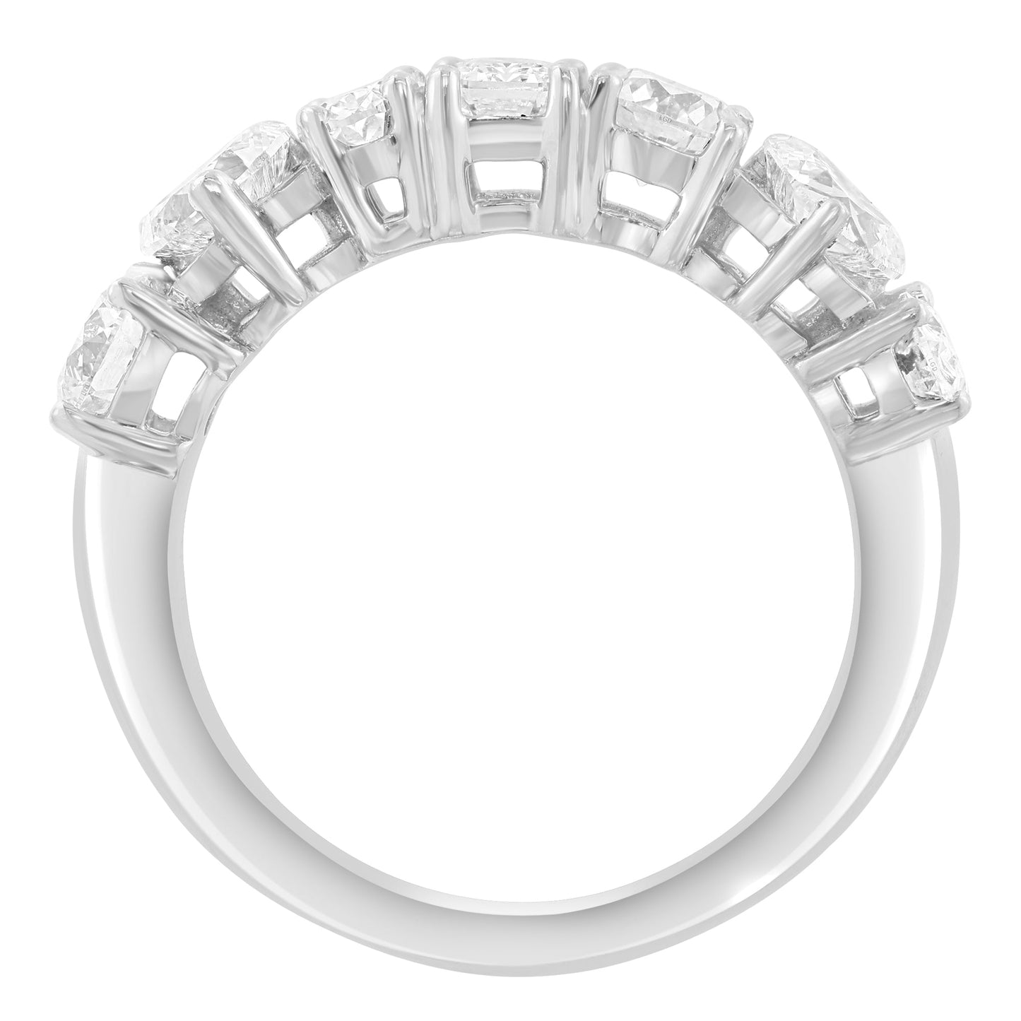 EFFY 14K WHITE GOLD LAB GROWN DIAMOND RING (2.24 CTW)